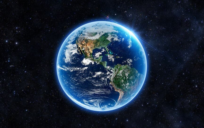 Картина на холсте планета Земля, арт hd0759701