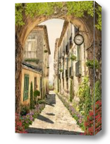 Картина Узкая улочка в Провансе
