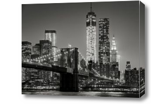 Картина Башни ночного Манхеттена