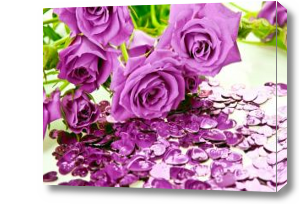 Картина фиолетовые розы